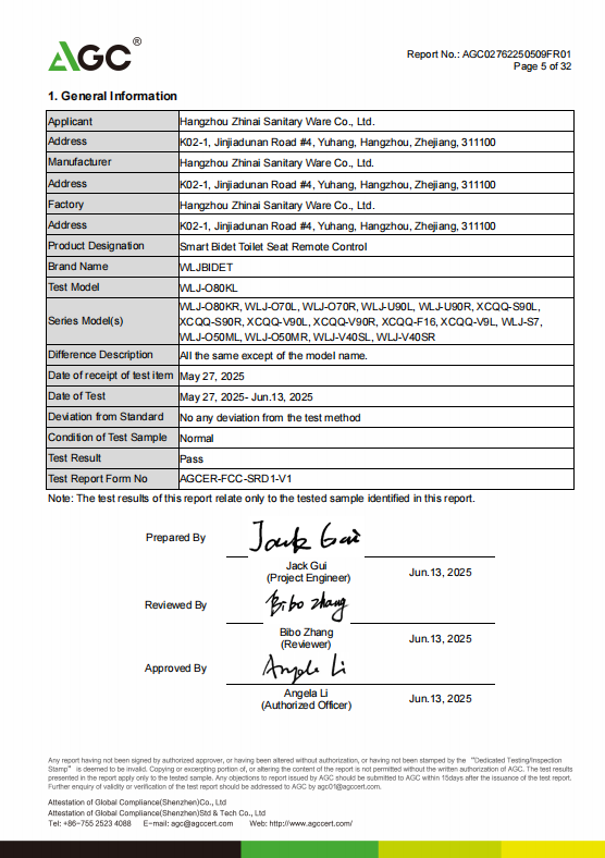 FCC Test Reports