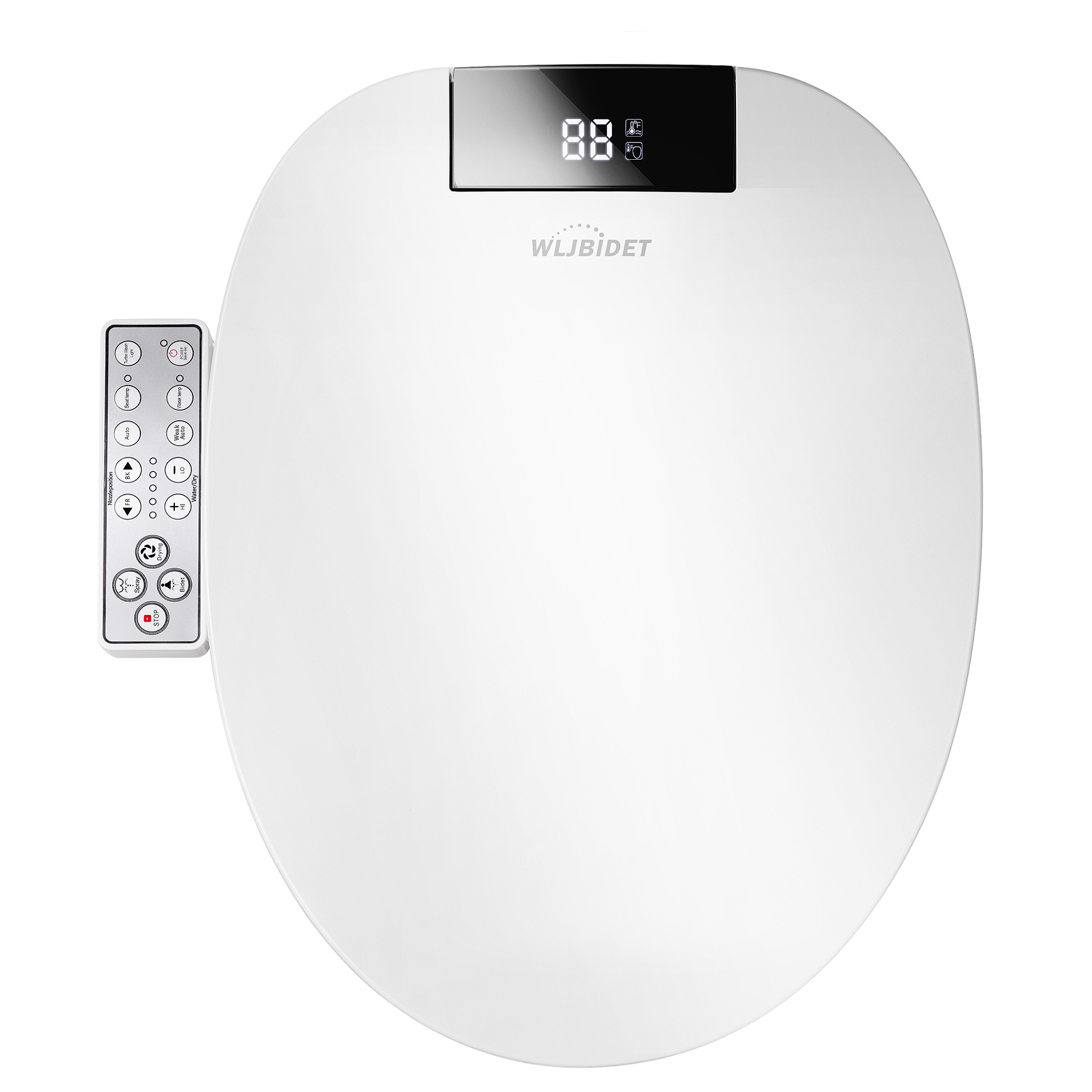 Oval Smart Bidet Toilet Seat